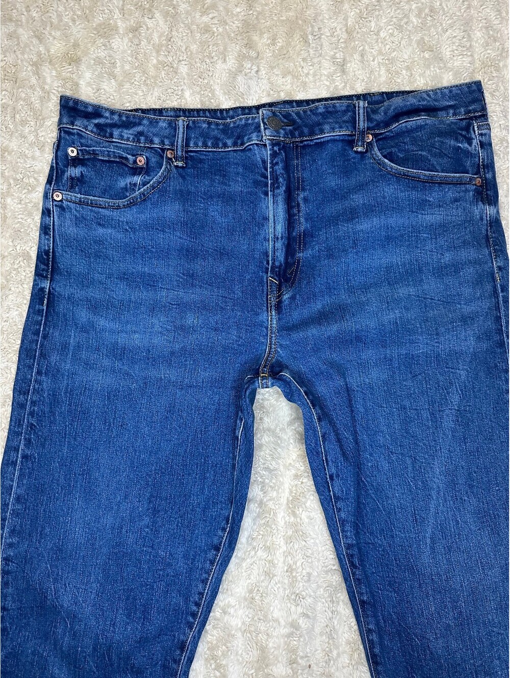 American Eagle Original Straight AirFlex+ medium wash denim jeans 40x32 - Picture 2 of 8